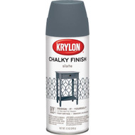Krylon CHALKY FINISH 12 Oz. Ultra Matte Chalk Spray Paint  Slate