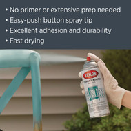 Krylon CHALKY FINISH 12 Oz. Ultra Matte Chalk Spray Paint  Anvil Gray
