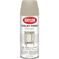 Krylon CHALKY FINISH 12 Oz. Ultra Matte Chalk Spray Paint  Paver Gray