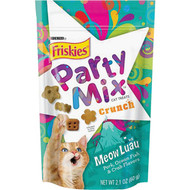 Purina Party Mix Meow Luau-Pork  Ocean Fish  & Crab 2.1 Oz. Cat Treat