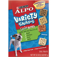 Alpo Variety Snaps Assorted Flavor Crunchy Dog Treat  32 Oz.