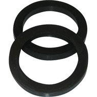 Lasco 1-1/2 In. x 1-1/4 In. Black Rubber Slip Joint Washer (2-Pack)