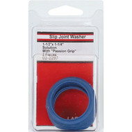 Lasco 1-1/2 In. x 1-1/4 In. Blue Vinyl Slip Joint Washer (2-Pack)
