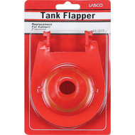 Lasco Kohler Cimarron 3-1/4 In. Red Rubber Toilet Flapper with Chain
