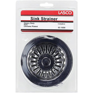 Lasco 3-1/2 In. Heavy-Duty Basket Strainer Assembly  Chrome