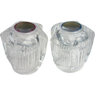Lasco Small Acrylic Universal Clear Faucet Handle