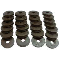 Lasco 11/16 In. Black 3/8L Flat Bibb Faucet Washer (25 Ct.)