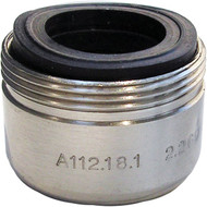 Lasco 2.2 GPM Dual Thread Aerator  Satin Nickel