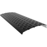 E-Z-Shield 5 In. x 4 Ft. Black Aluminum Gutter Guard  (25-Pack)