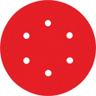 Diablo 6 In. 60-Grit 6-Hole Pattern Vented Sanding Disc with Hook and Lock Backing (10-Pack)