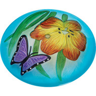 Best Garden Multi-Colored Glass Mesh Tube Bird Feeder