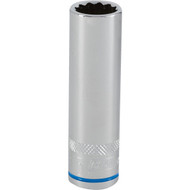 Channellock 1/2 In. Drive 15 mm 12-Point Deep Metric Socket