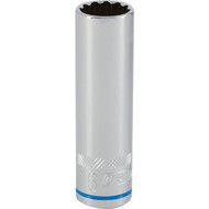 Channellock 1/2 In. Drive 16 mm 12-Point Deep Metric Socket