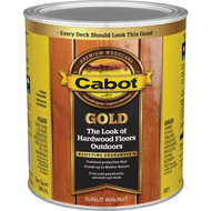 Cabot Gold Exterior Stain  3471 Sunlit Walnut  1 Qt.