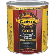 Cabot Gold Exterior Stain  3472 Fireside Cherry  1 Qt.