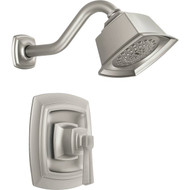 Moen Boardwalk 1.75 GPM 1-Handle Lever Shower Faucet  Spot Resist Brushed Nickel