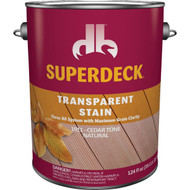 Duckback SUPERDECK Transparent Exterior Stain  Cedar Tone Natural  1 Gal.