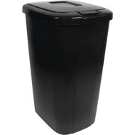 Hefty 53 Qt. Black Wastebasket with Lid