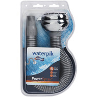 Waterpik Flex 6-Spray 1.8 GPM Fixed Showerhead with Flexible Arm  Chrome