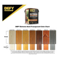 DEFY Semi-Transparent Deck Stain For Hardwoods  Natural Pine  5 Gal.