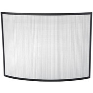 Home Impressions Black Curved Fireplace Screen