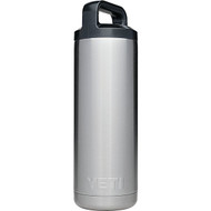 Yeti Rambler 18 Oz. Silver Stainless Steel Insulated Vacuum Bottle