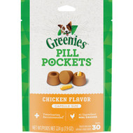 Greenies Capsule Pill Pockets Chicken Flavor Chewy Dog Treat (30-Pack)