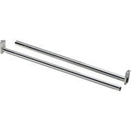 National 72 In. To 120 In. Adjustable Closet Rod  Chrome