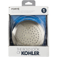 Kohler Forte 1-Spray 1.75 GPM Fixed Shower Head  Brushed Nickel