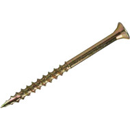 Grip-Rite #8 x 2 In. Flat Head Star Gold Construction Wood Screw (688 Ct.  5 Lb.)