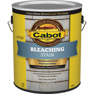 Cabot Weathered Look Exterior Bleaching Stain  10241 Natural Driftwood Gray  1 Gal.
