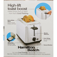 Hamilton Beach 2-Slice Brushed Stainless Steel Toaster