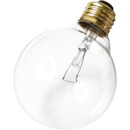 Satco 40W Clear Medium Base G25 Incandescent Globe Light Bulb