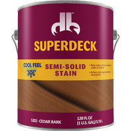 Duckback SUPERDECK Cool Feel Semi-Solid Stain  Cedar Bark  1 Gal.