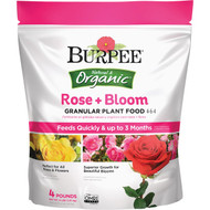 Burpee 4 Lb. 4-6-4 Organic Rose & Bloom Dry Plant Food