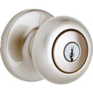 Kwikset Cove Satin Nickel Entry Door Knob