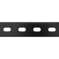 National Catalog 1181BC 6 In. x 1-1/2 In. Black Heavy Duty Mending Plate