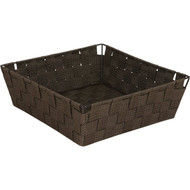 Home Impressions 11.75 In. x 3.75 In. H. Woven Storage Basket  Brown