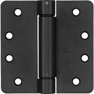 National 4 In. Oil Rubbed Bronze 1/4 In. Radius Spring Door Hinge