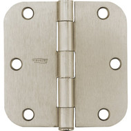 National 3.5 In. Satin Nickel 5/8 In. Radius Door Hinge (12-Pack)
