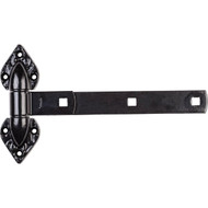National 10 In. Heavy-Duty Black Spear T-Hinge