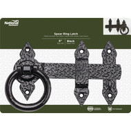 National Black Spear Ring Latch