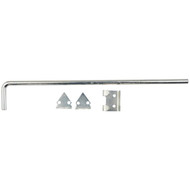 National 1/2 In. X 18 In. Zinc Plated Steel Cane Bolt