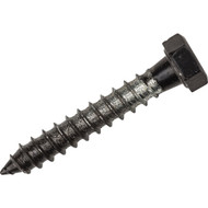 National 1/4 In. x 1-1/2 In. Black Hex Lag Bolt (4 Ct.)