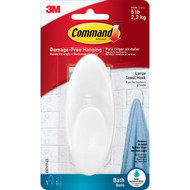 Command Large Towel Hook  1 Hook  1 Large Strip