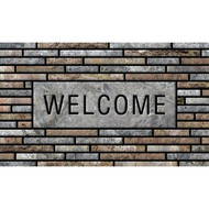 Apache Masterpiece Welcome Slats 18 In. x 30 In. Fiber/Recycled Rubber Door Mat