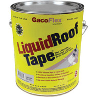 GacoFlex LiquidRoof Tape 100% Silicone Liquid Tape  Gray  1 Gal.