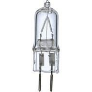 Satco 50W 120V Clear Bi-Pin GY6.35 Base T4 Halogen Special Purpose Light Bulb