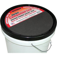 Leaktite Padded Bucket Seat Lid for 3.5 & 5 Gal. Pails  Black
