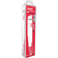 Milwaukee SAWZALL 9 In. 5 TPI Wood w/Nails Reciprocating Saw Blade (50-Pack)